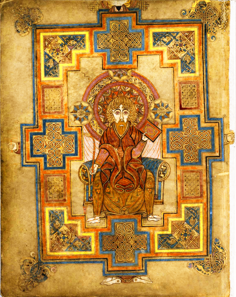 Portrait of John the Apostle in the Book of Kells