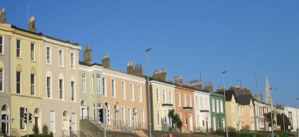 Colourful houses in Sandycove
