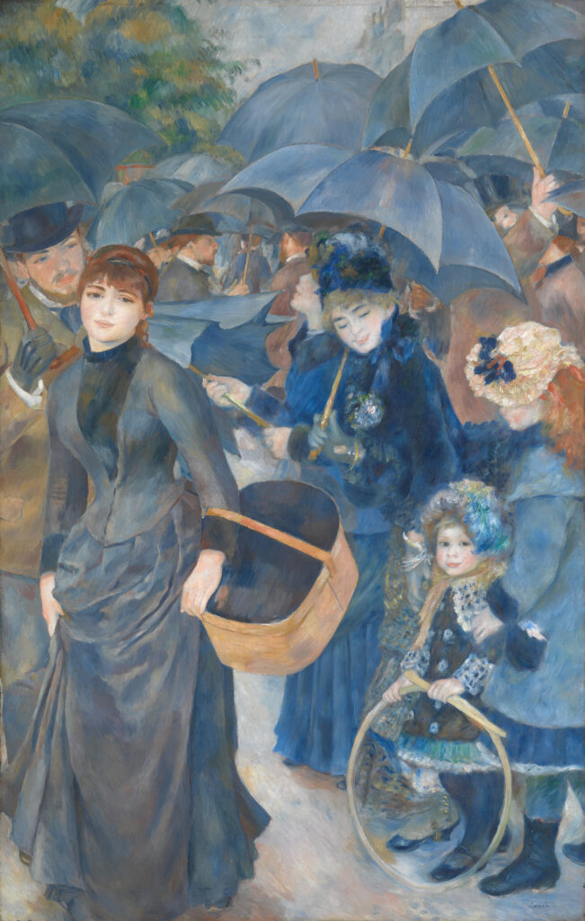 Les Parapluies (The Umbrellas) by Pierre Auguste Renoir