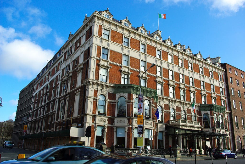 The Shelbourne Hotel in Dublin (exterior view)